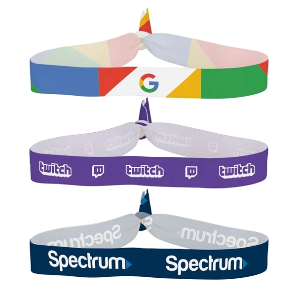 3/4" x 19 1/2" fold-over elastic headband with dye-sublimated imprint.... from ASI 88060 Snugz/USA Inc / SnugZ USA®