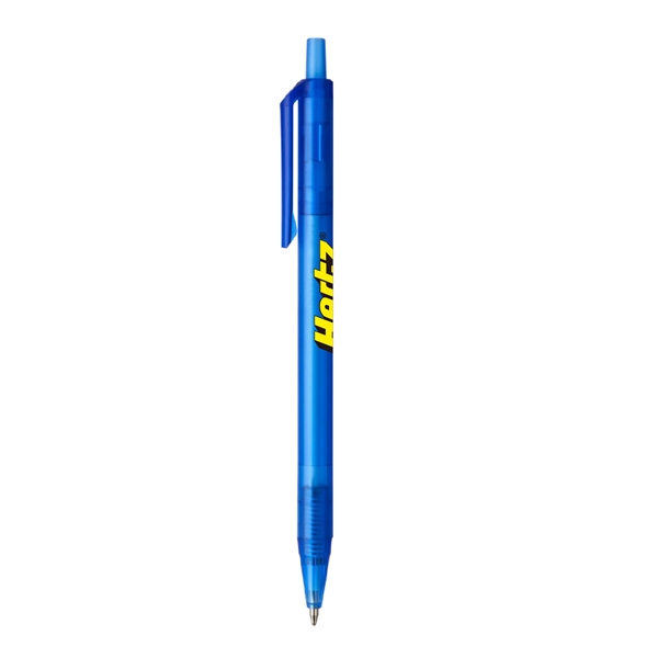 Vividly colored, translucent barrel retractable ballpoint featuring BOLD 1.2mm writing tip.... from ASI 82498 RiteLine LLC