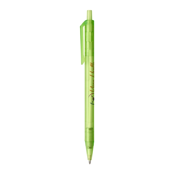 Vividly colored, translucent barrel retractable ballpoint featuring BOLD 1.2mm writing tip.... from ASI 82498 RiteLine LLC