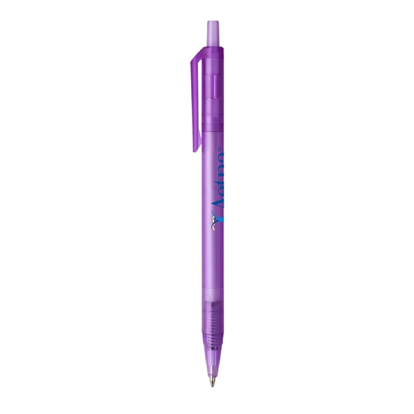 Vividly colored, translucent barrel retractable ballpoint featuring BOLD 1.2mm writing tip.... from ASI 82498 RiteLine LLC