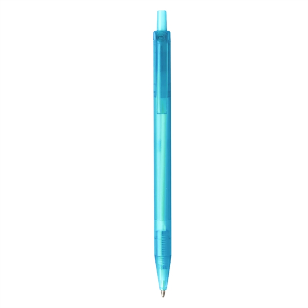 Vividly colored, translucent barrel retractable ballpoint featuring BOLD 1.2mm writing tip.... from ASI 82498 RiteLine LLC