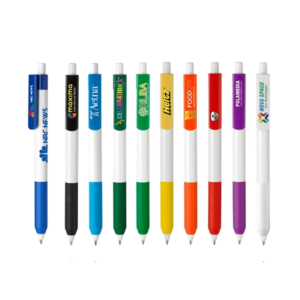 Alamo™ Prime medium point retractable style pen with a co-molded soft... from ASI 82498 RiteLine LLC