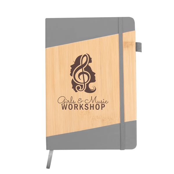 Journal with 80 lined pages, strap closure, bookmark, pen loop and... from ASI 61125 Hit Promotional Products / Hit®
