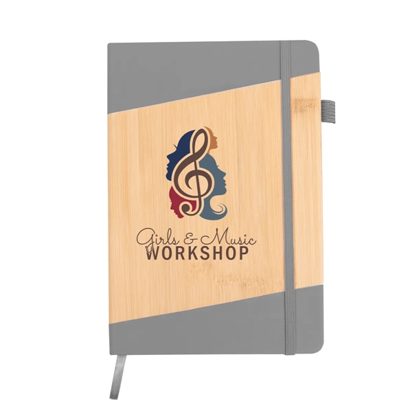 Journal with 80 lined pages, strap closure, bookmark, pen loop and... from ASI 61125 Hit Promotional Products / Hit®