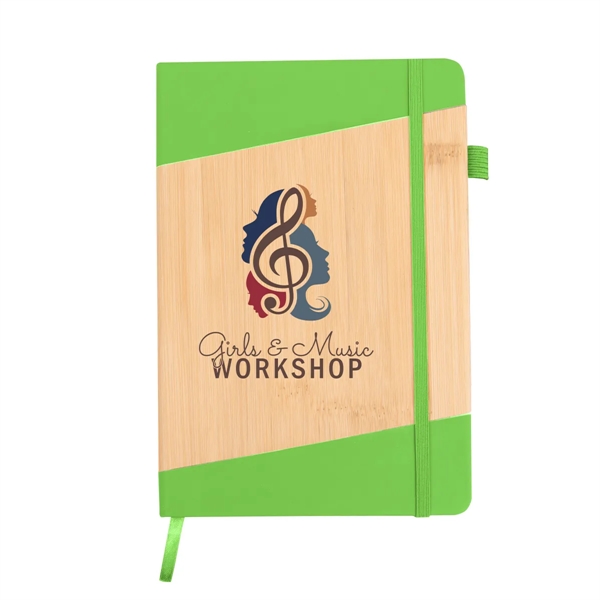 Journal with 80 lined pages, strap closure, bookmark, pen loop and... from ASI 61125 Hit Promotional Products / Hit®