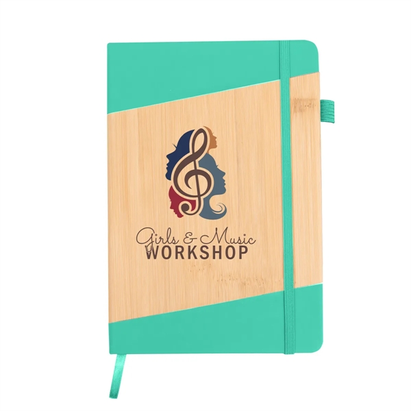 Journal with 80 lined pages, strap closure, bookmark, pen loop and... from ASI 61125 Hit Promotional Products / Hit®