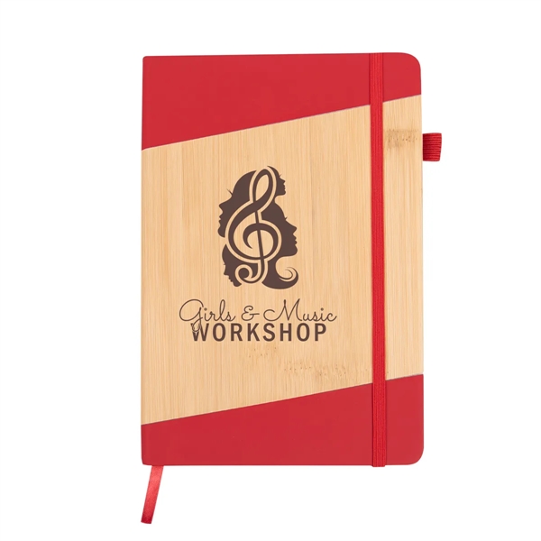 Journal with 80 lined pages, strap closure, bookmark, pen loop and... from ASI 61125 Hit Promotional Products / Hit®