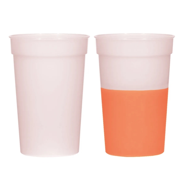 16 oz. color-changing plastic stadium cup.... from ASI 61125 Hit Promotional Products / Hit®