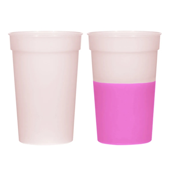 16 oz. color-changing plastic stadium cup.... from ASI 61125 Hit Promotional Products / Hit®
