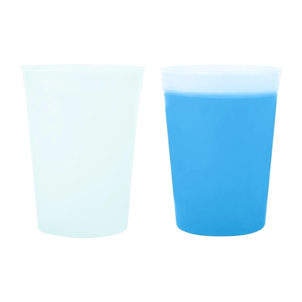 12 oz. color-changing plastic stadium cup.... from ASI 61125 Hit Promotional Products / Hit®