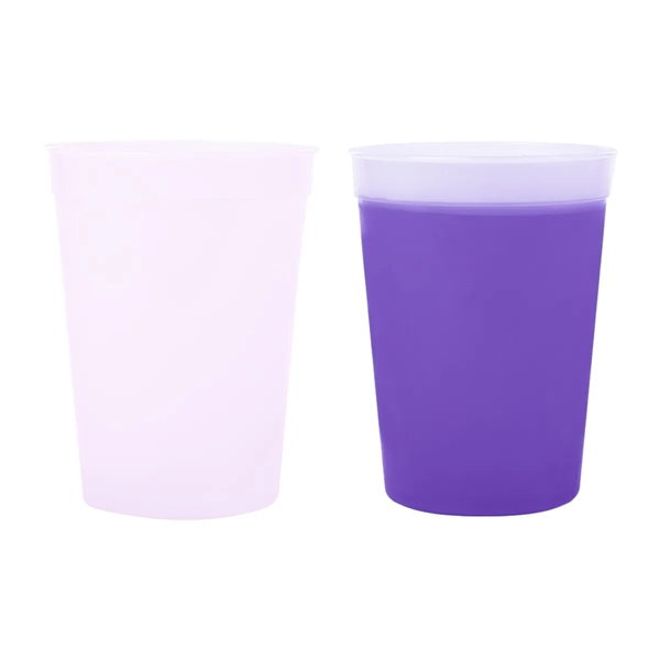 12 oz. color-changing plastic stadium cup.... from ASI 61125 Hit Promotional Products / Hit®