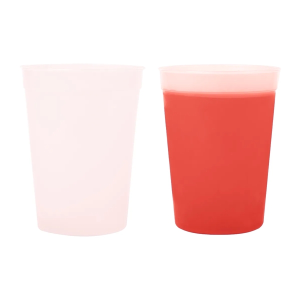 12 oz. color-changing plastic stadium cup.... from ASI 61125 Hit Promotional Products / Hit®
