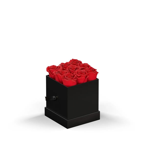 Arrangement of 9 roses in a square hat box.... from ASI 61125 Hit Promotional Products / Hit®