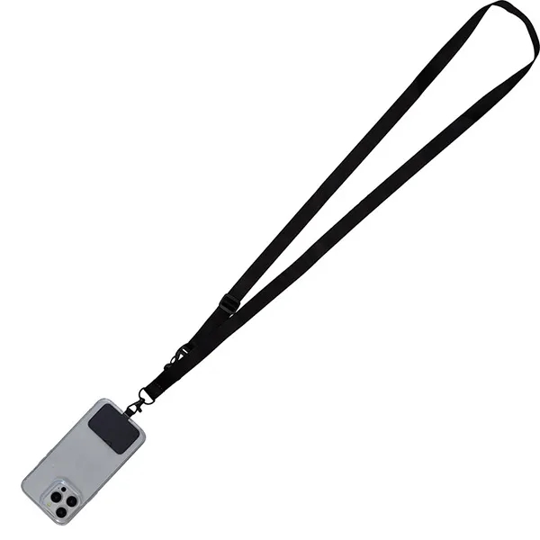60" x 3/4" polyester and TPU pocket free crossbody cellphone lanyard... from ASI 62660 Innovation Line