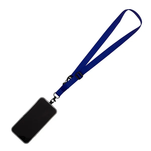 60" x 3/4" polyester and TPU pocket free crossbody cellphone lanyard... from ASI 62660 Innovation Line