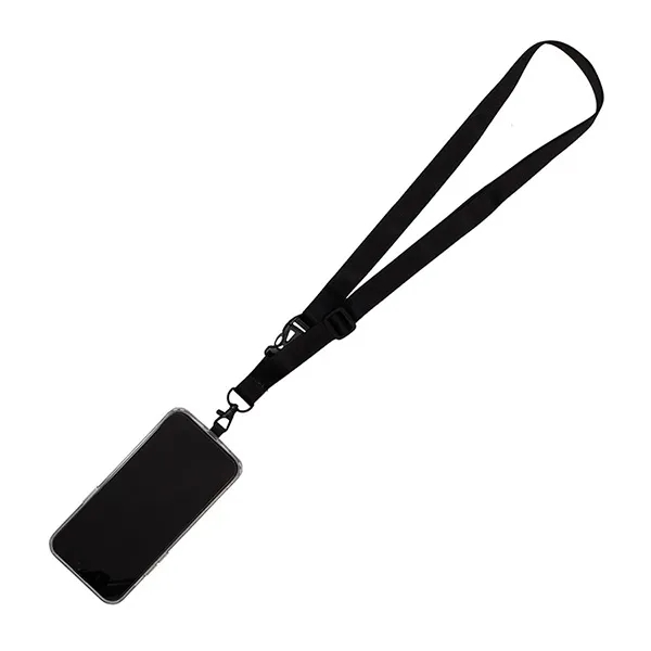 60" x 3/4" polyester and TPU pocket free crossbody cellphone lanyard... from ASI 62660 Innovation Line
