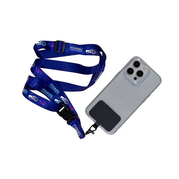 60" x 3/4" polyester and TPU pocket free crossbody cellphone lanyard... from ASI 62660 Innovation Line