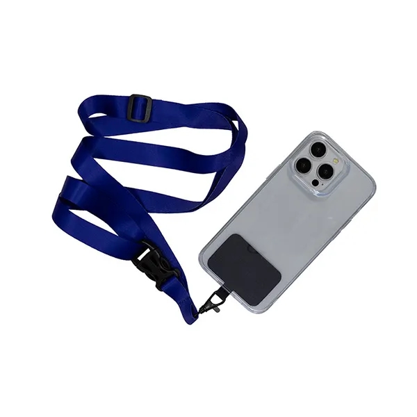 60" x 3/4" polyester and TPU pocket free crossbody cellphone lanyard... from ASI 62660 Innovation Line