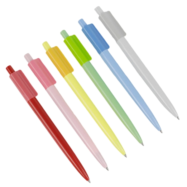 Click-action plastic ballpoint pen plus 1 color silkscreen imprint on 1... from ASI 37218 Athena Promo (tm)