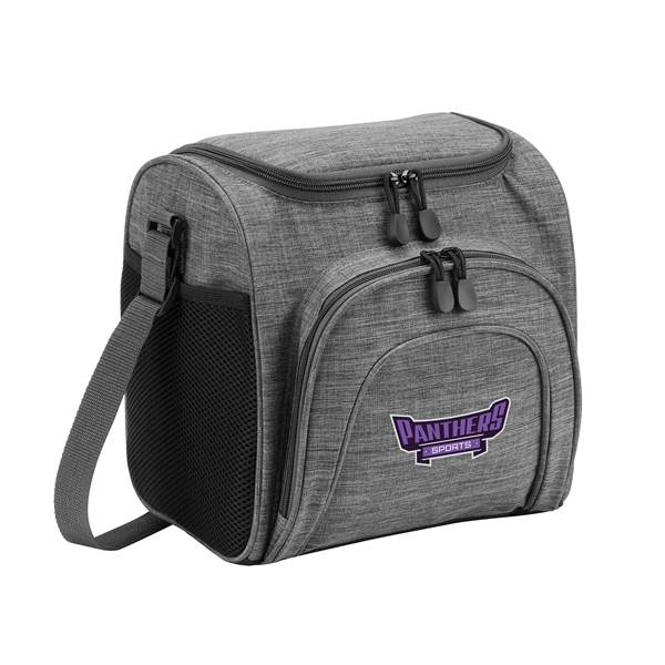 This 12-Can Lakeside Cooler is made from 600 denier heather polyester... from ASI 86565 Seville Gear
