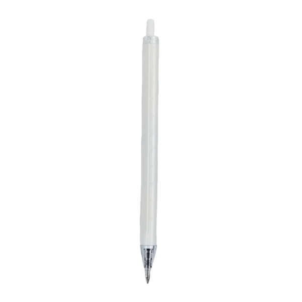 Click-action ballpoint pen with ruler plus 1 color silkscreen imprint on... from ASI 37218 Athena Promo (tm)