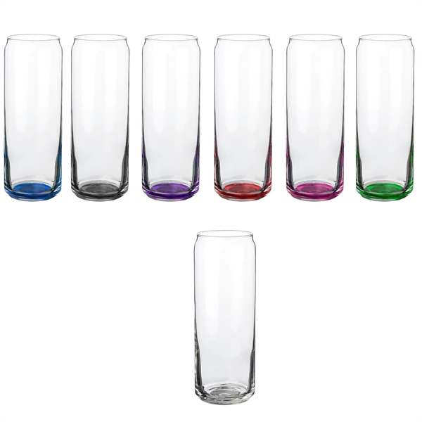 Sleek can beer glass, 12.5 oz plus 1 color silkscreen imprint... from ASI 37218 Athena Promo (tm)