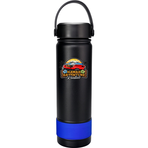 Metal Top 24 oz. Colorful Banded Bottle... from ASI 30208 A P Specialties / AP Specialties