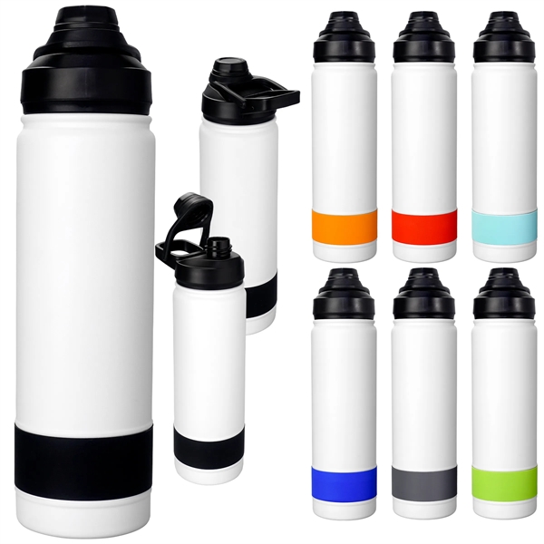 Colorful Sip Top 24 oz. Banded Bottle... from ASI 30208 A P Specialties / AP Specialties