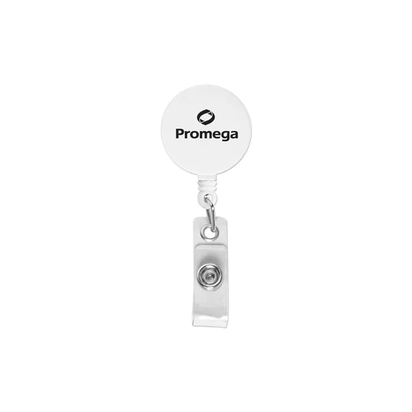 1 1/4" round badge reel with a 35" retractable cord and... from ASI 98360 WOWLine / WOWLine®