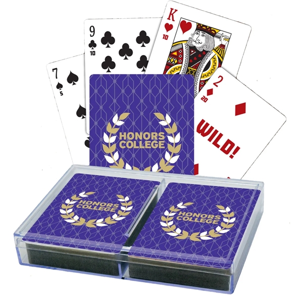 Pair your logo with card game fun! Each 2-deck set comes... from ASI 56080 Playing Cards On Demand