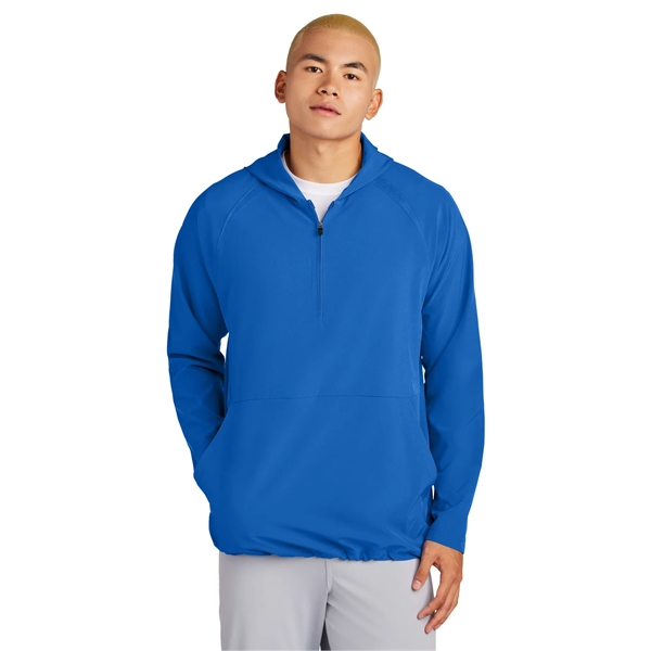 Sport-Tek Repeat 1/2-Zip Long Sleeve Hooded Jacket... from ASI 84863 SanMar