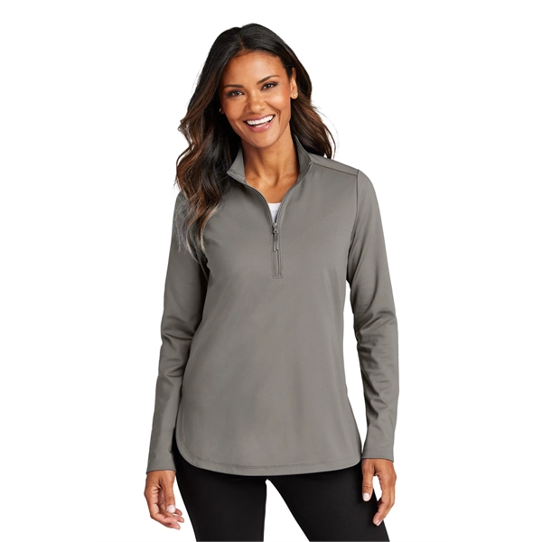 Port Authority Ladies C-FREE Double Knit 1/4-Zip... from ASI 84863 SanMar
