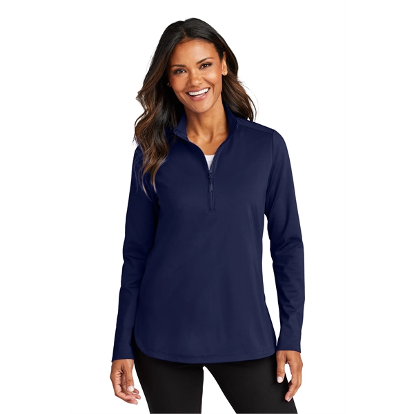 Port Authority Ladies C-FREE Double Knit 1/4-Zip... from ASI 84863 SanMar