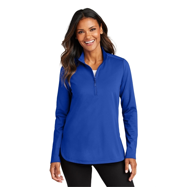 Port Authority Ladies C-FREE Double Knit 1/4-Zip... from ASI 84863 SanMar