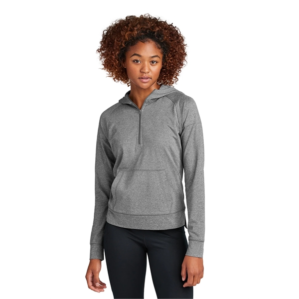 Sport-Tek Ladies Sport-Wick Stretch 1/2-Zip Hoodie... from ASI 84863 SanMar