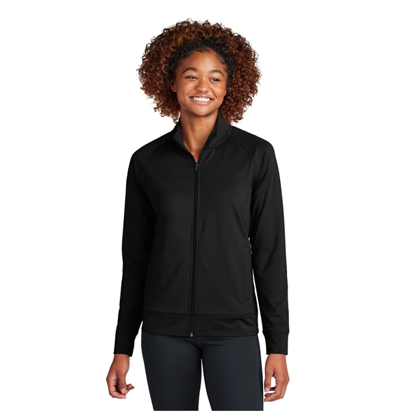 Sport-Tek Ladies Sport-Wick Stretch Full-Zip Cadet Jacket... from ASI 84863 SanMar