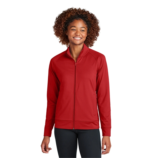 Sport-Tek Ladies Sport-Wick Stretch Full-Zip Cadet Jacket... from ASI 84863 SanMar