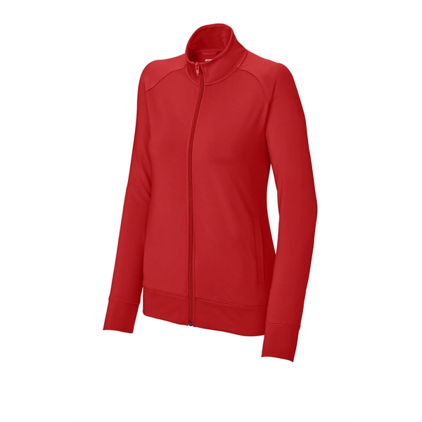 Sport-Tek Ladies Sport-Wick Stretch Full-Zip Cadet Jacket... from ASI 84863 SanMar