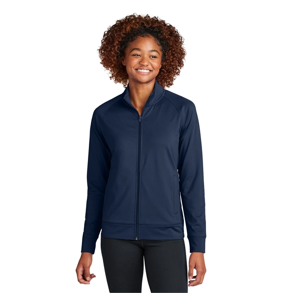 Sport-Tek Ladies Sport-Wick Stretch Full-Zip Cadet Jacket... from ASI 84863 SanMar