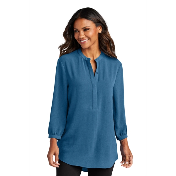 Port Authority Ladies 3/4-Sleeve Textured Crepe Tunic... from ASI 84863 SanMar