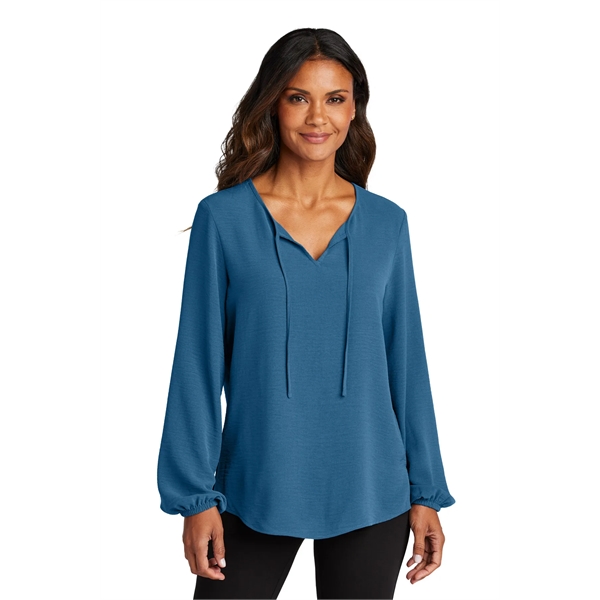 Port Authority Ladies Textured Crepe Blouse... from ASI 84863 SanMar