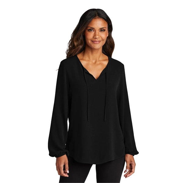 Port Authority Ladies Textured Crepe Blouse... from ASI 84863 SanMar