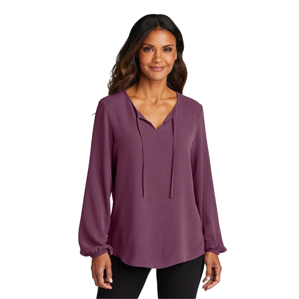 Port Authority Ladies Textured Crepe Blouse... from ASI 84863 SanMar