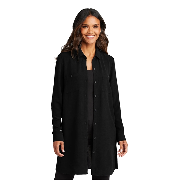 Port Authority Ladies Textured Crepe Long Tunic... from ASI 84863 SanMar