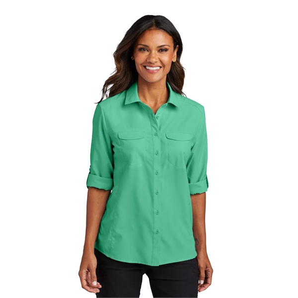 Port Authority Ladies Long Sleeve UV Daybreak Shirt... from ASI 84863 SanMar