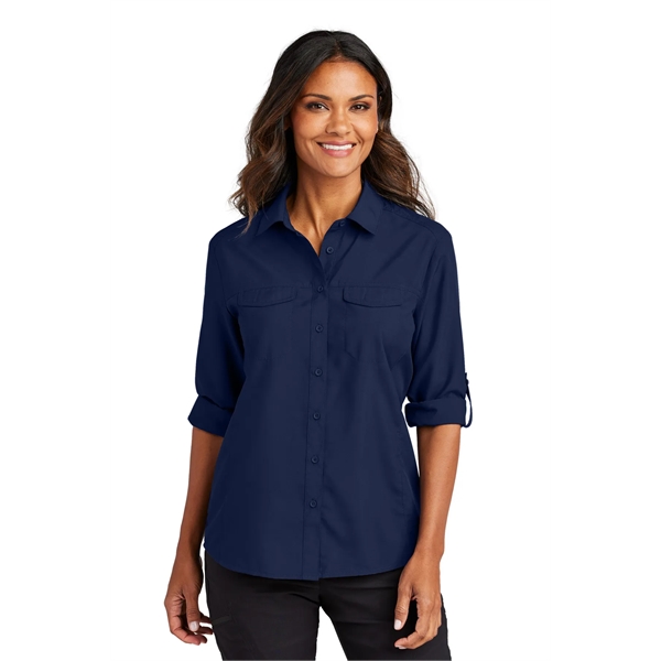 Port Authority Ladies Long Sleeve UV Daybreak Shirt... from ASI 84863 SanMar