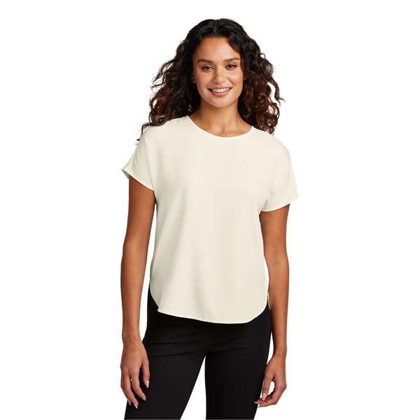 Mercer+Mettle Women's Stretch Crepe Crew... from ASI 84863 SanMar