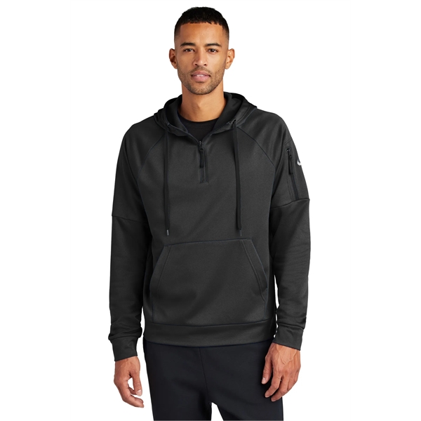 Nike Therma-FIT Pocket 1/4-Zip Fleece Hoodie... from ASI 84863 SanMar