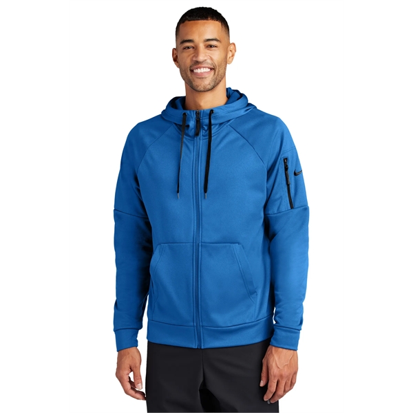 Nike Therma-FIT Pocket Full-Zip Fleece Hoodie... from ASI 84863 SanMar