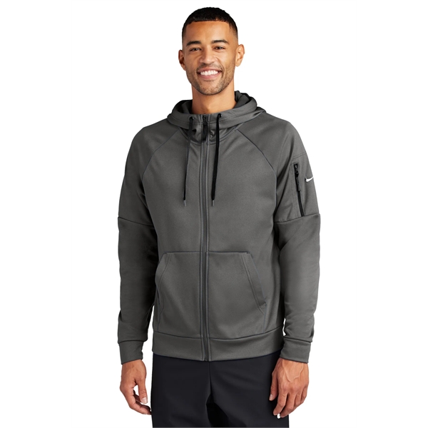 Nike Therma-FIT Pocket Full-Zip Fleece Hoodie... from ASI 84863 SanMar